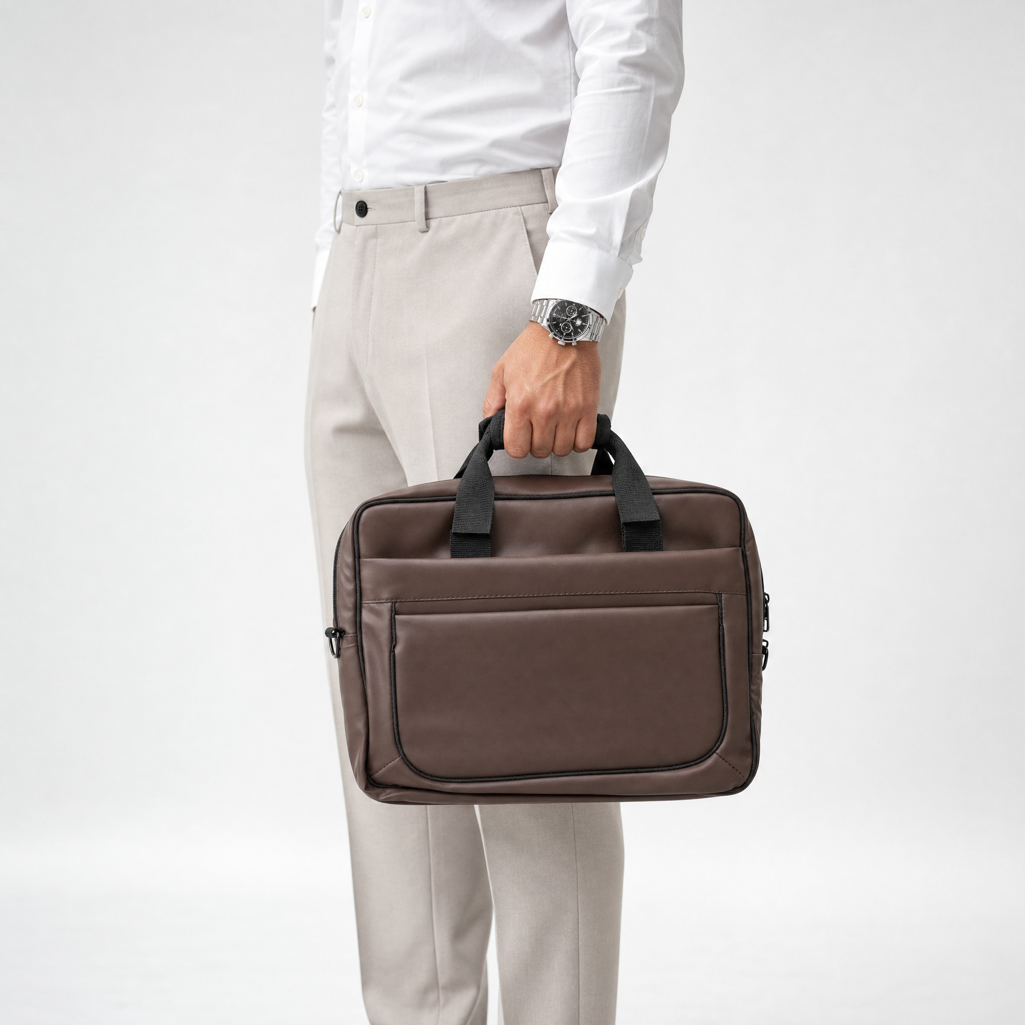Premium Brown Leather Bag