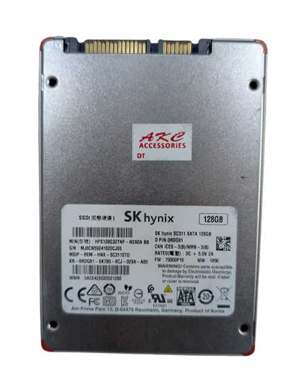 128GB SATA SSD | SOLID STATE DRIVE